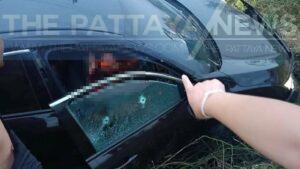 55-year-old female driver shot allegedly by pursuing motorbike riders in Chonburi