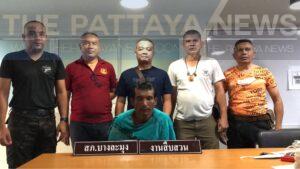 Rowboat thief arrested in Banglamung after hiding in murky canal