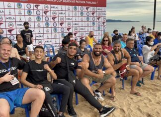 A look at “JJIF World Cup Beach at Pattaya Thailand 2022” Jujitsu contest on Jomtien Beach, yesterday, June 23rd