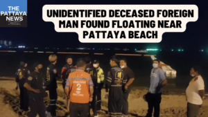 Video: Unidentified foreign man found deceased floating near Pattaya Beach shoreline