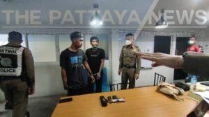 Two drug suspects arrested in the Pattaya area after shooting at police