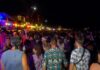 Thousands of tourists and Thai Tourism Minister joins the Full Moon Party o...