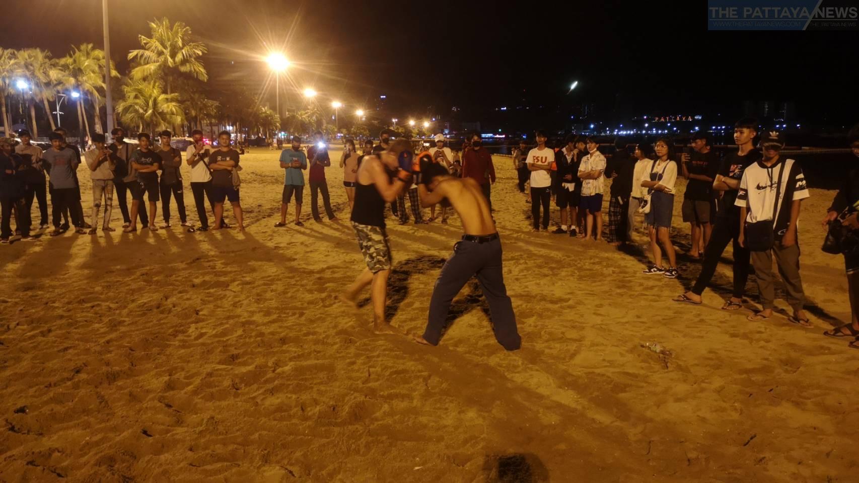 Tourists swap Thailand's beaches for cage fights