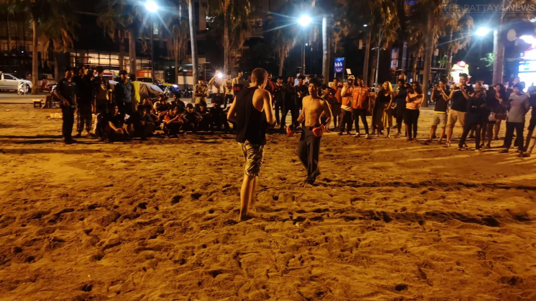 Tourists swap Thailand's beaches for cage fights