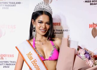 Congratulations to “Nune” from Pattaya for being named Miss Hooters Thailand