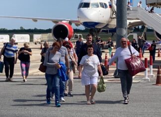 U-Tapao airport seeing major influx of Russian tourists daily to Pattaya, tourism officials predict continued Russian market growth