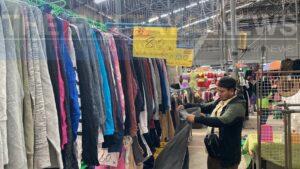 Cold weather brings brisk business to some Pattaya clothing vendors