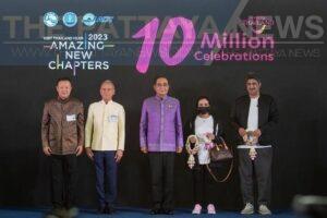 Thai PM chairs “Amazing Thailand 10 Million Celebrations” at Suvarnabhumi Airport