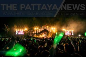At least one hundred thousand people join in the Big Mountain music festival in Nakhon Ratchasima