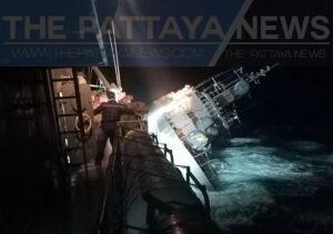 More than 30 People Reportedly Still in the Sea After Navy Ship Capsizes off of Prachuap Khiri Khan