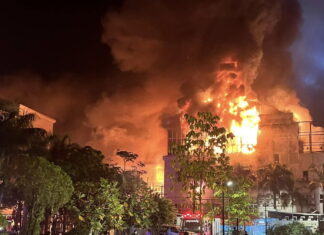 At least 21 Thais die in huge fire at hotel and casino in Poipet, Cambodia