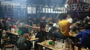 40 underage pub-goers found at a pub in Sisaket