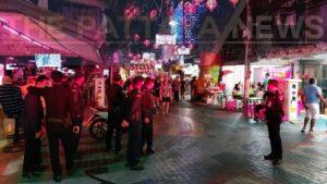 Foreign Tourist Collapses and Dies In Walking Street Area