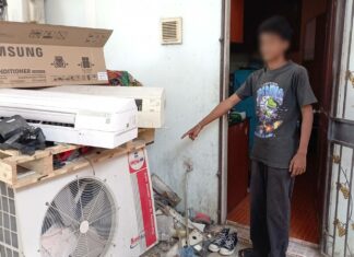 Жителю Паттайи предположительно угрожает смерть от вора, который украл его компрессор кондиционера