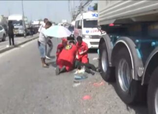 Female Motorist Rear-Ends Truck on Chonburi Bypass and Dies