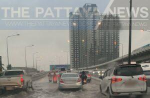 Unseasonal Rain Hits Bangkok Causing Floods and Traffic Chaos