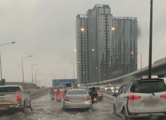 Unseasonal Rain Hits Bangkok Causing Floods and Traffic Chaos