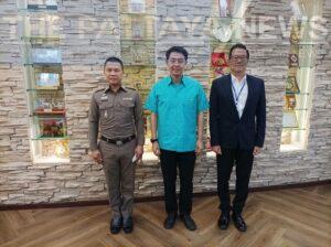 New Police Chief of Nongprue Police Station Meets with Pattaya Mayor
