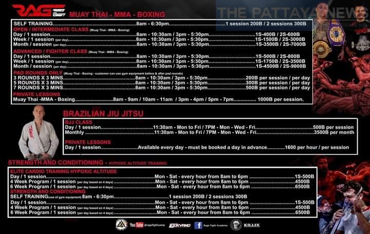 Rage Fight Academy Pattaya – a World Class BJJ, MMA, Muay Thai Training,  Rooms Available at our Fight Camp along with visas - Muay Thai and Martial  Arts - Thailand News, Travel