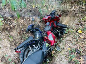 Five Stolen Motorcycles Found Hidden in Pattaya Jungle