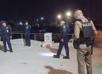 Teenagers Throwing Ping Pong Bombs at Bali Hai Pier Alarms Tourists in Pattaya