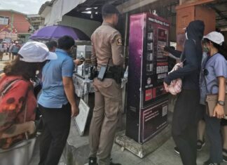 Police Seize Vaping and Cannabis Vending Machine on Koh Larn
