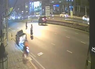 Pattaya Motorcyclist Seriously Injured Following Collision With Pickup