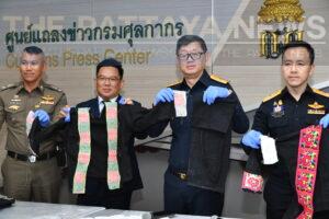 Thai Police Seize Heroin Worth 107 Million Baht Bound for Hong Kong