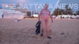 Naked German Tourist Scares Pattaya Beachgoers