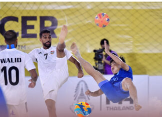 Исторический розыгрыш Кубка Азии AFC по пляжному футболу в Таиланде подходит к концу после поражения от ОАЭ