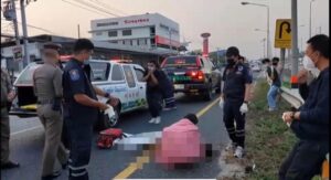 School Director Driving in Pattaya Hits and Kills 56-Year-Old Homeless Man Crossing Road