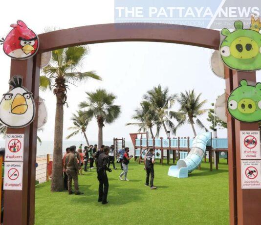 Фототур: Новая детская площадка на пляже Джомтьен