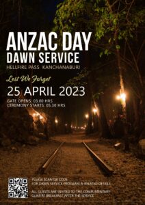 Anzac Day Dawn Service in Kanchanaburi Coming Soon!