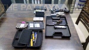 Nongprue Police Raid Local Housing Estate, Find Illegal Drugs and Weapons