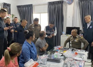 Pattaya Police Bust Alleged Indian Scammer in Pattaya for Scamming American Victims of Three Billion Baht