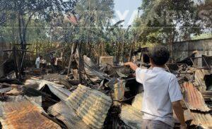 Electrical Fire Guts House in Pattaya and Seriously Injures 43-Year-Old Woman