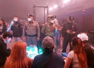 Police Raid Nightclub à Pattaya pour crime transnational et dépassements de séjour, ne rien trouver