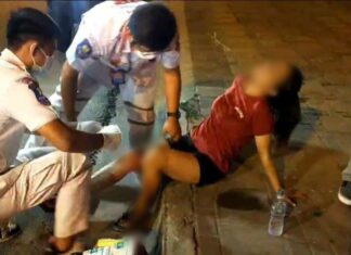 Wrong-Way-Driving Couple Suffers Serious Injury in Pattaya Motorbike Crash
