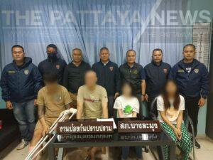 Burmese and Chinese Individuals Arrested in Pattaya for Illegally Entering Thailand and Overstaying