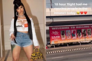 Cardi B Arrives in Thailand for Rolling Loud Music Festival in Pattaya