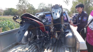 Stolen Motorbikes Found Dumped in Reservoir Near Pattaya