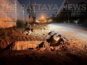 Poorly-Lit Construction Site Near Incomplete Pattaya Football Stadium Concerns Residents