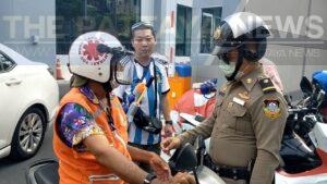 Pattaya Motorcycle Taxi Rider Who Allegedly Threatened Passenger With a Knife Over 40 Baht Arrested