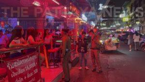 Pattaya Police Scan Soi Six to Prevent Underage Workers