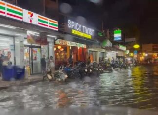 Rain Floods Pattaya After Thailand Officially Enters Wet Season