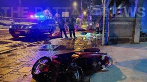 15-Year-Old Motorcyclist in Pattaya Dies in Accident While Driving Home in the Rain
