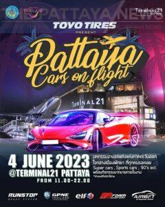 Pattaya Cars on Flight to Take Place on Sunday, June 4th, 2023 at Terminal 21 Mall
