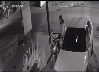 Female Thief in Pajamas Steals Motorbike in Pattaya