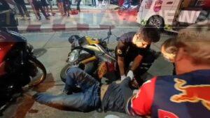 Two People Injured, One Seriously, in Early Morning Pattaya Motorbike Accident