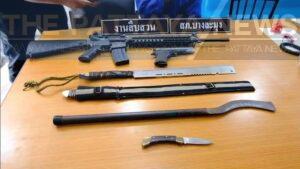 Pattaya Teenagers Brag About Weapon Collection on Facebook, Get Arrested
